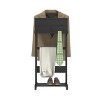 Wooden Valet Stand for Men Women, Clothing Rack with Drawer,Coat Hanger,Tray Organizer,Necktie Bar,Shoe Shelf, Suit Valet for Bedroom Office Entryway - 4 of 4