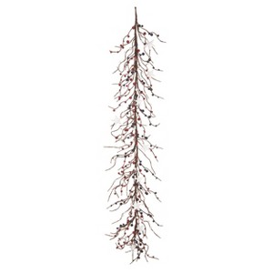 Transpac Foam 60" Red White and Blue 4th of July Patriotic Twigs and Stars Garland - 1 of 2