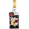 One Punch Man Lanyard ID Badge Holder Manga Saitama w/ Rubber Pendant - 2 of 4