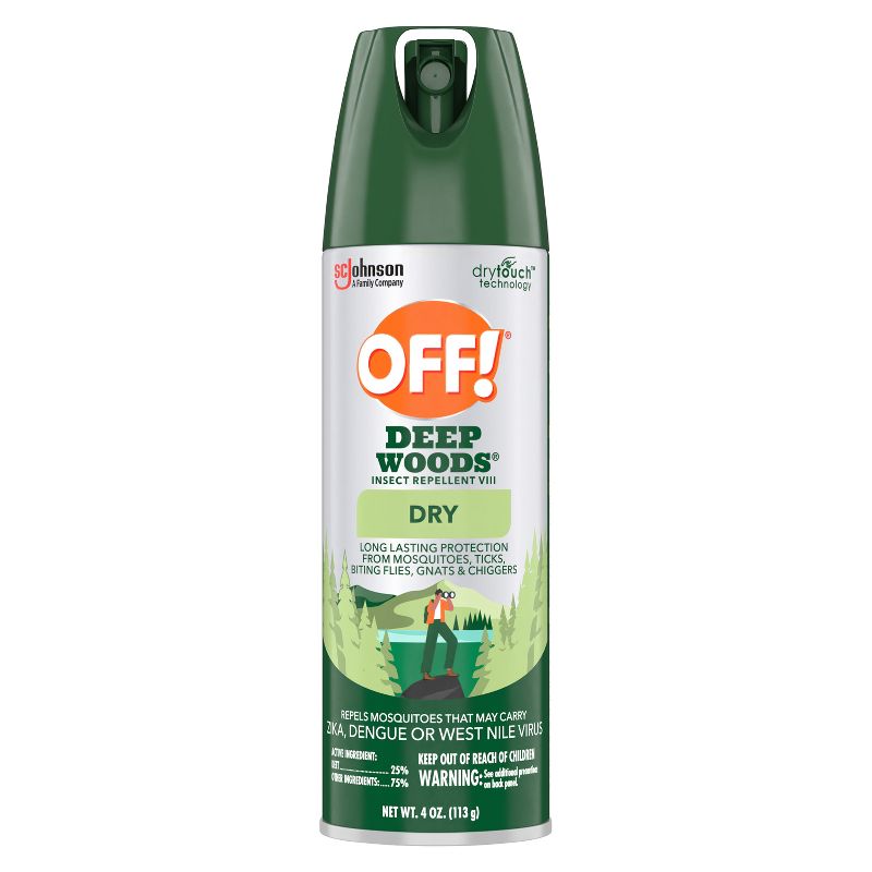 OFF! Deep Woods Dry Personal Bug Spray - 4oz, 1 of 16
