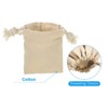 Unique Bargains 100% Cotton Reusable Washable Dust Drawstring Bag 12 Pcs - 3 of 4
