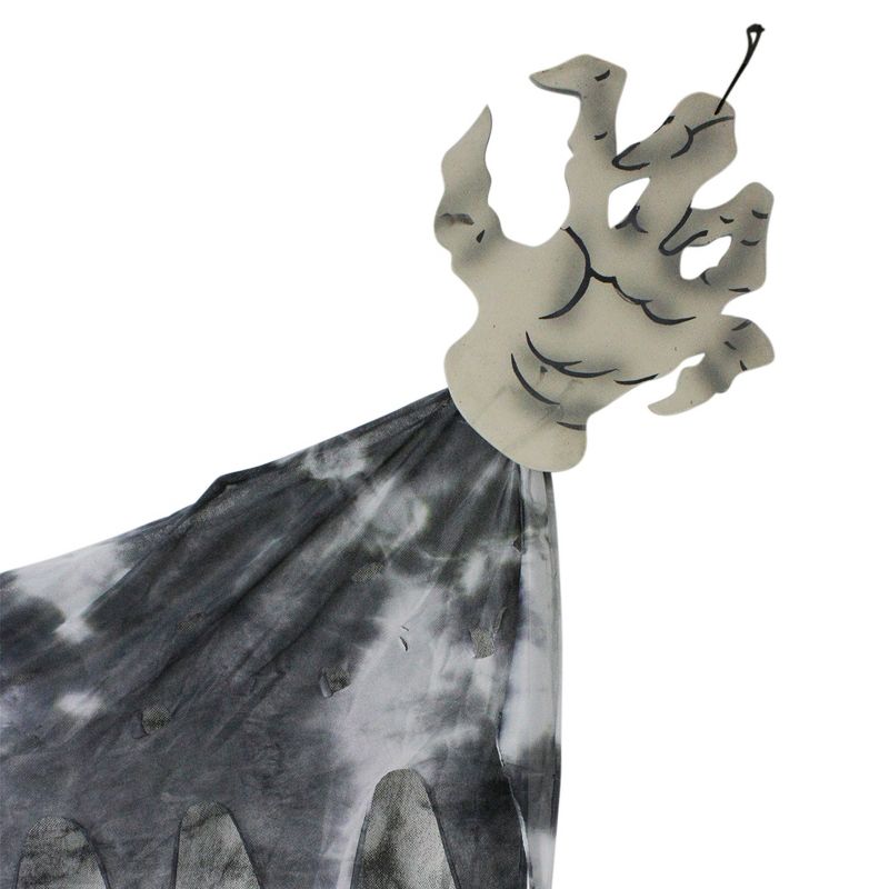 Northlight 11' Grim Reaper Hanging Halloween Figurine - Black/Gray, 3 of 4
