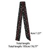 Allegra K Women's Star Print Double Sided Skinny Neck Scarves Neckerchief Hair Wrap - 3 of 4