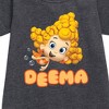 - Bubble Guppies - Deema Graphic Short Sleeve Fleece Dress - 2 of 3