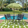 Lahome New Style Series Outdoor Plastic Straw Rug-Waterproof Reversible Mat for Patio, Backyard, Camping, RV Awning - 3 of 4