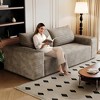 CAVINAS 2/3-Seater Sofa, Corduroy Fabric Deep Seat Loveseat with 600LB Capacity,Modern Comfort Couch for Living Room,Apartment,Office - 4 of 4