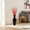 Uniquewise Tall Decorative Bamboo Floor Vase with Natural Dried Twig Fillers Modern Home & Office Decor Accent for Living Room or Corner Display - 3 of 4
