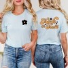 Simply Sage Market Women's Trick or Treat Flowers Front and Back Short Sleeve Graphic Tee - 2 of 4