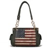 MKF Collection Alaina Vegan Leather Women’s Flag Shoulder Bag by Mia K - 2 of 4