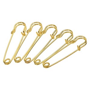 Unique Bargains Metal DIY Blankets Crafts Brooch Making Home Sewing Large Safety Pins 40 Pcs - 1 of 4