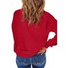 Womens Merry Christmas Sweatshirt Funny Christmas Tree Truck Graphic Pullover Casual Long Sleeve Blouse Tops - 3 of 4