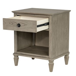 Gulches Victoria Nightstand ¨C Classic Design with Drawer & Open Storage for Bedroom Convenience - 1 of 4