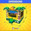 Pogo Bounce House Crossover Kids Inflatable Bounce House, No Blower - 4 of 4