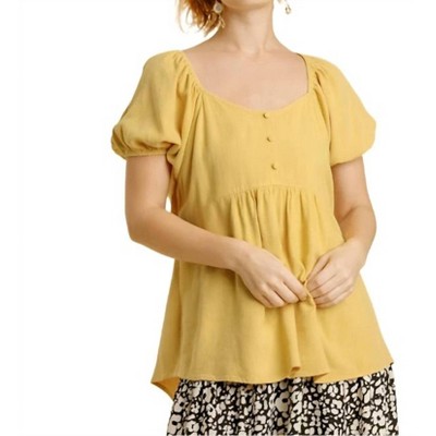 Women's Sweetheart Babydoll Top - umgee