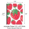 Big Dot of Happiness Berry Sweet Strawberry - Fruit Kitchen Wall Art and Kids Room Decor - 7.5 x 10 inches - Set of 3 Prints - 4 of 4