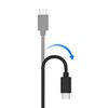 Just Wireless 4' TPU Type-C to USB-A Cable - Black - image 4 of 4