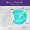 Sperric Silicone Baby Feeding Set - Infant Suction Bowls with Lids and Spoons | BPA Free Toddler Self Feeding Utensils for 0-6 Months - 4 of 4