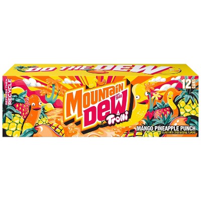 Mountain Dew Trolli Mango Pineapple - 12pk/12 fl oz Cans