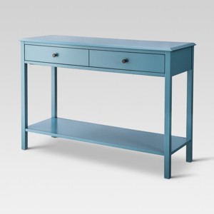 Windham Console Table Teal - Threshold , Blue