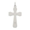 Black Bow Jewelry Sterling Silver Solid Antiqued Satin INRI Crucifix Pendant, 20 x 38mm - 3 of 4