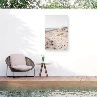 Trademark Fine Art - Pictufy Studio III Beach 7 Matted Framed Art