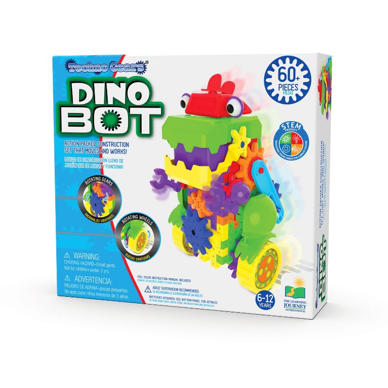 The Learning Journey Techno Gears - Dino Bot (60 + pcs), 3 of 5