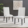Modway Catalyst Performance Velvet Dining Side Chairs - Set of 2 - 2 of 4