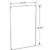 Azar Displays Metal Magnetic Board Panel for Pegboard or Wall Mount 12.75"L x 18.75"H, 2-Pack - 3 of 4