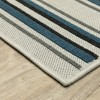 Oriental Weavers Torrey 5571Y Light Grey/ Blue Indoor/Outdoor Area Rug - 1'10" x 7'3" - 2 of 4