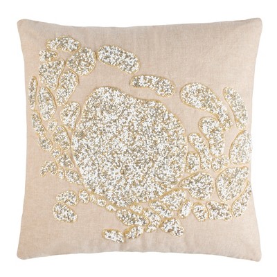 Pendi Pillow - Beige/White - 20" X 20"  - Safavieh