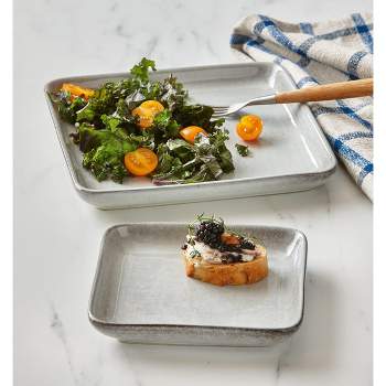 tagltd Stinson Square Plate Small Dinnerware Serving Plate