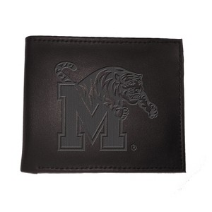 Evergreen NCAA Memphis Tigers Black Leather Bifold Wallet Officially Licensed with Gift Box - 1 of 1