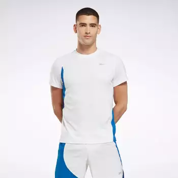 transacción aliviar Dato Reebok Running Speedwick T-shirt Mens Athletic T-shirts Small White : Target