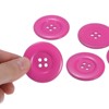 Unique Bargains Resin Round Flat 4-Hole DIY Craft Sewing Buttons 60L 1.5" 10 Pcs - 4 of 4