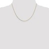 Black Bow Jewelry 0.7mm 14k Yellow Gold Box Chain w/Spring Ring Necklace - 2 of 4