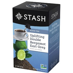 Stash Tea Uplifting Double Bergamot Earl Grey Black Tea Bags Case of 6/18 Bags - 1 of 2