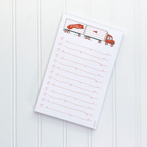 The North Pole Inc 5" x 8" Winter Lined Notepad by Ramus & Co (50 Heavyweight Tear-Off Sheets) - 1 of 3