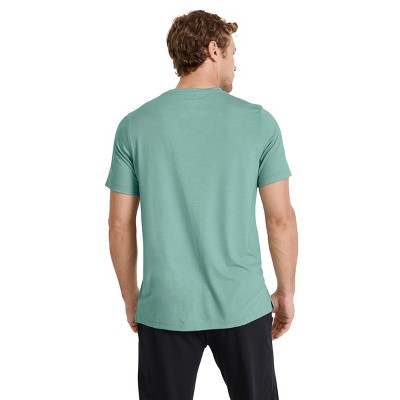 Jockey Men EVERACTIVE V-Neck Tee M Celadon Heather