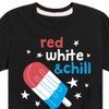 Boys' - Instant Message - Red, White, & Chill Classic Ice Cream Truck Popsicle Short Sleeve Graphic T-Shirt - 2 of 4