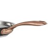 Cuisinart 10" Skillet Matte Black Stainless with Blush Bronze: Stainless Steel Pan, Even-Heating, Dishwasher-Safe - 4 of 4