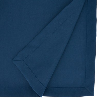 Navy Blue Polyester Everyday Table Runner