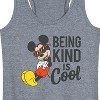 Women's - Disney - Mickey Kind Is Cool Graphic Racerback Tank - 2 of 4