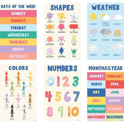Callie Danielle 6pk Classroom Starter Poster Kit