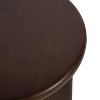 Kate and Laurel Seebeck Round Side Table, 14x14x20, Dark Brown - 3 of 4