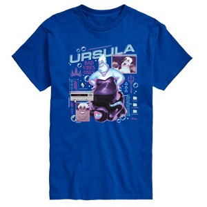 Men's - Disney - Ursula Computer Pop Up Short Sleeve Graphic T-Shirt - 1 of 4