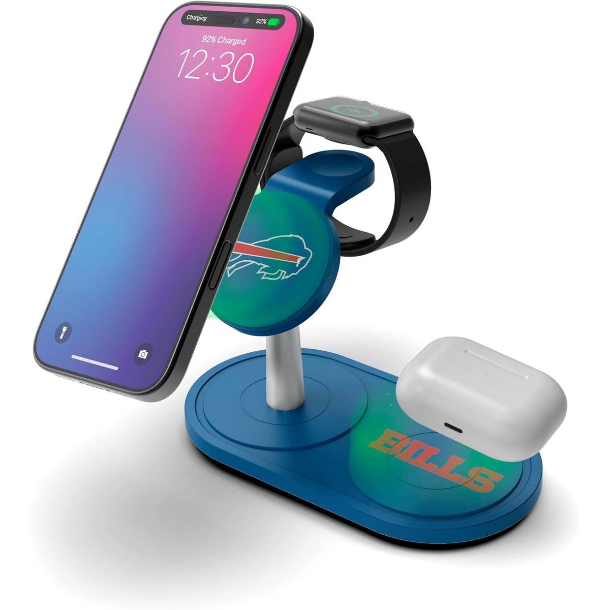 SOAR NFL 3-in-1 Wireless Charging Station- Buffalo Bills - thumbnail 5