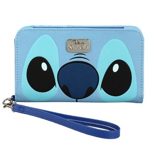 The Stitch And Flowers Screen Printed Tech Wallet Wristlet - 1 of 3