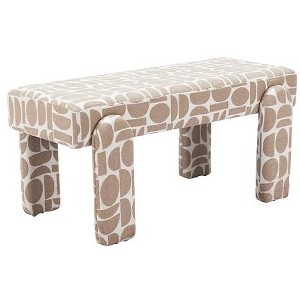 Zuo Blato Bench Gray - 1 of 4