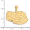 Black Bow Jewelry 14k Yellow Gold Louisiana State Fighting Tigers NCAA Large Pendant - 2 of 3