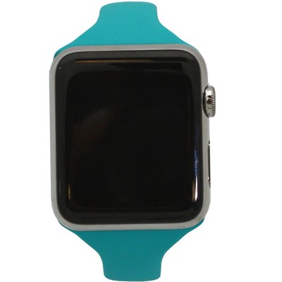 Olivia Pratt Solid Color Slim Style Apple Watch Band - Teal, 42mm : Target
